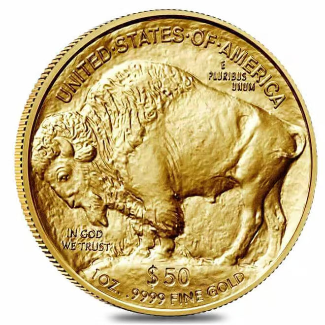 1 oz Gold American Buffalo Coin BU - Random Year